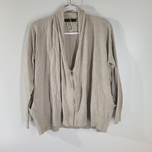 Zara Roll Neck Zip Up Sweater